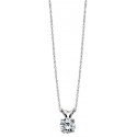 A17W 14k white gold.16ctw Reg $450.00 Diamond Solitiare necklace
