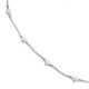 QLF506-10 Leslies Sterling Silver Polished Heart Anklet 9" with 1in extention