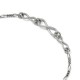 QLF837-9 Leslie's Sterling Silver Infinity with 1in ext. Anklet