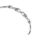 QLF837-9 Leslie's Sterling Silver Infinity with 1in ext. Anklet