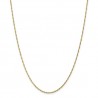 5110-16 Leslie 10K 1.3 mm Singapore Chain