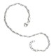FA25 Leslies Sterling Silver Adjustable Anklet (9-10)