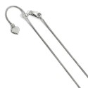 FC21-22 Leslie Sterling Silver .95 mm Adjustable Snake Chain
