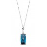D3W 14kt Blue Topaz Pendant