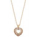 D12 10pi Heart pendant .06tw