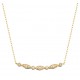 D14 10ky mq-rd dia necklace .09tw 18in, regular $525
