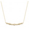 D14 10kt gold diamond pendant