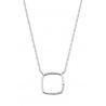 C134 10k White gold Square pend .02tdw