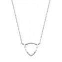 C135 10k White gold Triangle pend .02tdw