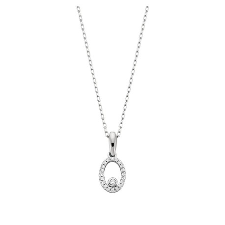 D86W 10kw dia Oval shape pendant .06tw, regular $375