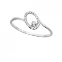 D89W 10kw dia oval shape ring .07tw