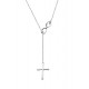 D96 SS Infinity & Cross y necklace 18in, regular $100