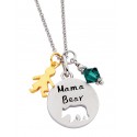 C169 Sterling Silver Mama Bear pendant