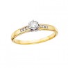 D38 10tt Engagement Ring Reg .06tw + .18ct ctr