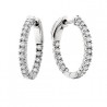 D42 14kw Insideout diamond Hoops 1.50tw