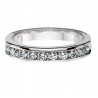 A45 14kw anniversary Ring 10 round channel 1cttw