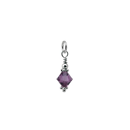 D58 SS swarovski cone charm, All Months Available 