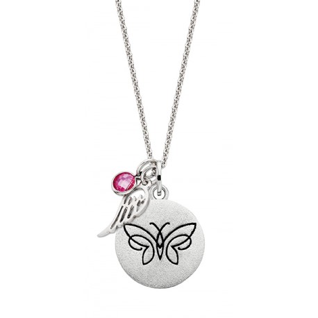 E73 SS BUTTERFLY PENDANT