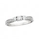 G67 14KW 3 STONE RING 1/2 TW REG $1950