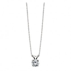 A19 14kw di solit pendant 1/3CT avaliabel in white and gold