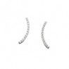 10KW Sweet Temptations Diamond Crescent Earrings .07tw