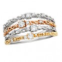 K7 Three colors of 14Kt gold